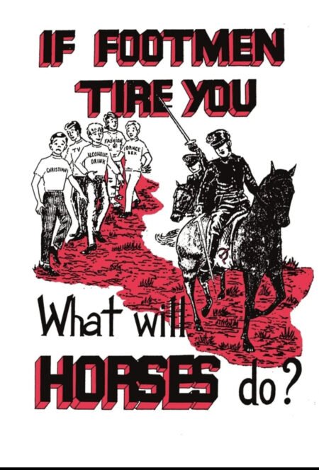If Footmen tire you, What will horses do?